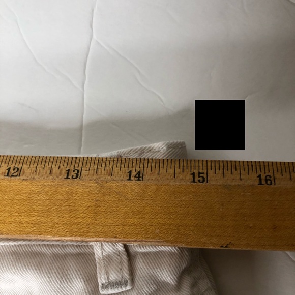 Free People white denim jean shorts - Picture 7 of 9